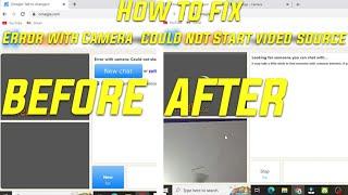 How to Fix Could Not Start Video source omegle in pc /Omegle Camera Error Fixed