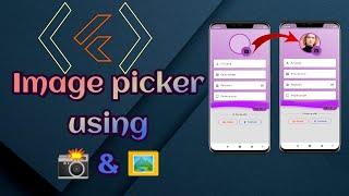 #5 Flutter&Firebase image picker using camera and gallery, with cool design