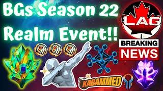 BIG NEWS! Battlegrounds Season 22 Community Realm Event Rewards Breakdown! 2 Year Anniversary! -MCOC