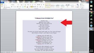 How To Remove Background Color in Text/Paragraph Microsoft Word 2010