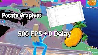 How To Get Potato Graphics In Fortnite! (Max FPS + 0 Imput Delay) EASY TUTORIAL