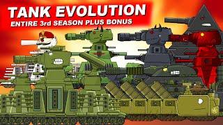 "Evolution of Tanks 3rd Season plus Bonus" Cartoons about tanks