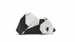 Origami Lazy Panda by Chen Xiao