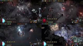 [POE1] 50 Mirrors of Kalandra Vs 100% Deli T17 - Clear Speed Comparison Race