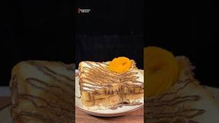 Mango Nutella Milk Toast In ASMR Style #asmr #food #mukbang #foodasmr #asmrvideo #mango #recipe