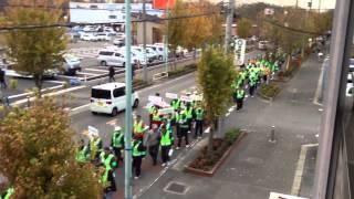 Asaka Police Parade in front my place