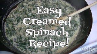 Creamed Spinach Recipe!  Noreen's Kitchen