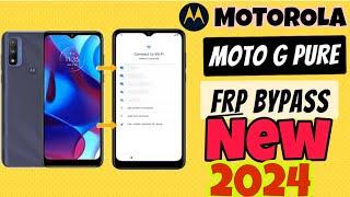 MOTOROLA Moto G Pure Bypass Google Account Verification  Unlock FRP  Remove Google Lock 2024