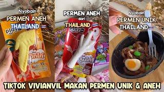 MAKAN PERMEN BENTUK KAKI AYAM!! - TIKTOK VIVIANVIL MAKAN PERMEN UNIK & ANEH