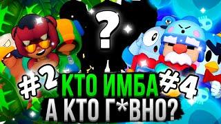 ВСЕ ТРИО В БРАВЛ СТАРС от ХУДШИХ к ЛУЧШИМ!  Топ Трио Бравлеров в Brawl Stars