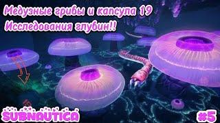 Медузные грибы и капсула 19 в Subnautica I Исследование глубин!