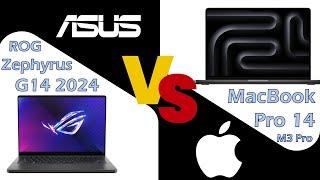 Asus ROG Zephyrus G14 vs Apple MacBook Pro 14 - spec review & comparison