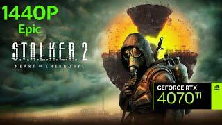 S.T.A.L.K.E.R. 2 Heart of Chornobyl | RTX 4070 Ti + Ryzen 7 5800X | Epic Settings 1440p DLSS, FSR