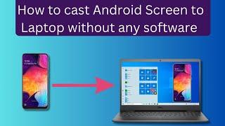 How to cast Android Screen to Laptop | Screen mirroring|View phone screen on PC