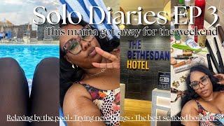 Solo Diaries EP 3 | This Mother took a solo trip for Fathers Day ! | A much needed break | Day 1