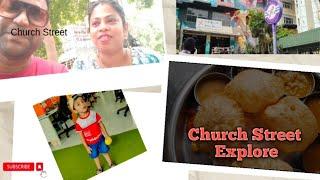 Bangalore church street || travel || bengali vlogs || sanjibmampi vlogs || food || family vlogs ||