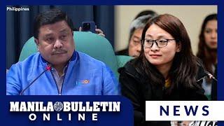 Jinggoy to Alice: "Naka-peace sign ka pa and all smiles"