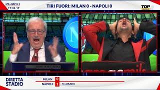 IO E CRUDELI DISPERATI! LITIGATA ALLUCINANTE! MILAN NAPOLI 0-2.