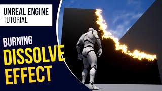 UE4 Dissolve Effect(Burning) l Unreal Engine 4.26 (Tutorial)