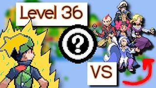 How One Pokemon Level 36 Beat the Elite Four