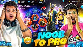 FreeFire Richest Noob To Pro Id In 9 Mins Spending All My Diamonds To Buy Everything-Garena FreeFire