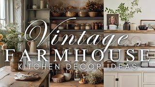 Design a Charming Vintage Farmhouse Kitchen: Cozy Cottage Style Tips for a Warm, Inviting Look ️