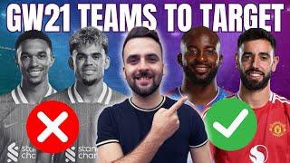 AVOID TRENT? | GW21 WATCHLIST: PLAYERS & TEAMS TO TARGET!  | FPL 2024/25 Tips