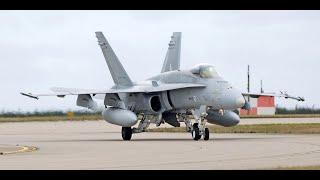 FANTASTIC Finnish F-18's at RAF Waddington for Cobra Warrior 24-2 [4K]