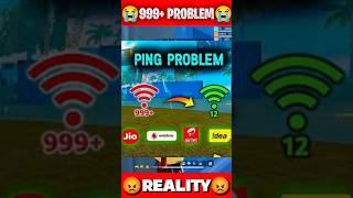 999+ PING PROBLEM REALITY  | FF PING PROBLEM SCAM  | #shots #shortfeed #pingproblem