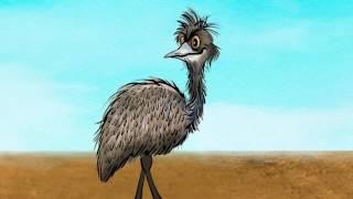 Run Emu Run animated video clip