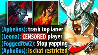 Plat Players in Diamond Game Typing More Than Playing... Tryndamere Top 1v9