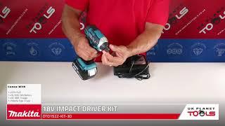 Makita DTD152Z 18V Impact Driver with 1 x 3Ah Battery, Charger, Case & Inlay | UK Planet Tools