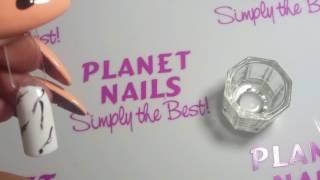 Planet Nails Marble Effect Nail Art