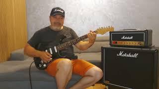 Marshall JCM800 2203 Studio 20 watt, Fender strat AS made in u.s.a.