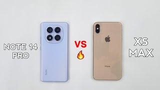 Redmi Note 14 Pro vs iPhone Xs Max Speed Test & Comparison