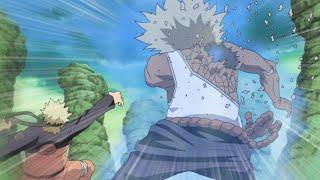 Naruto supera a velocidade do terceiro Raikage e o acerta um Rasengan no braço | Naruto Shippuden