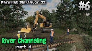 Bury ditch  Installation of concrete pipes  Farming Simulator 2022
