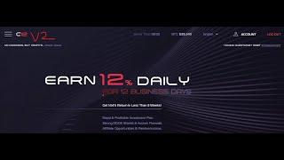 C12v2 - It's Back!! Earn 12% Daily for 12 Business Days - Just Day 1 - We Are Super Early This Time