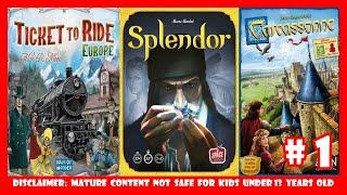 Board Games Stream - Ticket To Ride, Splendor, Carcassonne