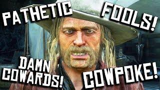 Red Dead Redemption 2 - Micah Bullies and Insults Everyone at Camp (all hidden dialogues)