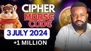 Hamster Kombat daily cipher Morse code || 03/07/2024