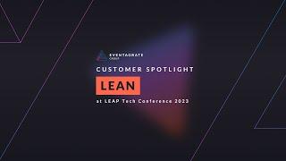 Customer Spotlight - Interactive Exhibition Technology for LEAN at LEAP Technology Conference 2023