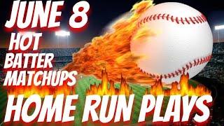 Home Run Plays for 6/8/25 MLB Bets & Predictions #mlbpredictions #mlbpicks #mlbbestbets