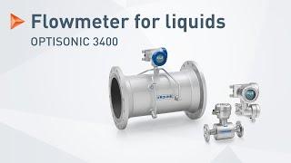 OPTISONIC 3400 by KROHNE – Ultrasonic flowmeter for liquids in all industrial applications | KROHNE