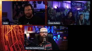 Tasty Licks Music interview with Chaos Guitar and Ken The Content Coach