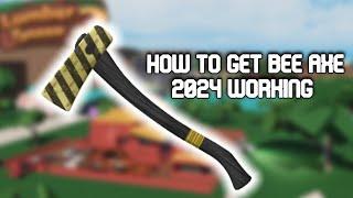 HOW TO GET BEE AXE IN LUMBER TYCOON 2 (2024 WORKING)