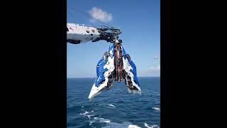 Gundam Transport and Assembly at the Future Technology Sea #gundam #toys #mytoys #shorts