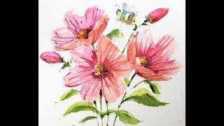 LooseWatercolour Beginners "Strawberry Sisters' with Andrew Geeson