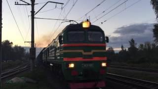 [LDz Cargo] Latvian freight train passing Gaisma station.