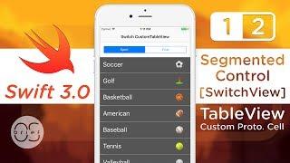 SegmentedControl - Switch 'Custom' TableViews : Swift 3